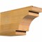 Ekena Millwork Mediterranean Rough Sawn Rafter Tail, Western Red Cedar, 6"W x 10"H x 18"L RFT06X10X18MED00RWR - alternate 1